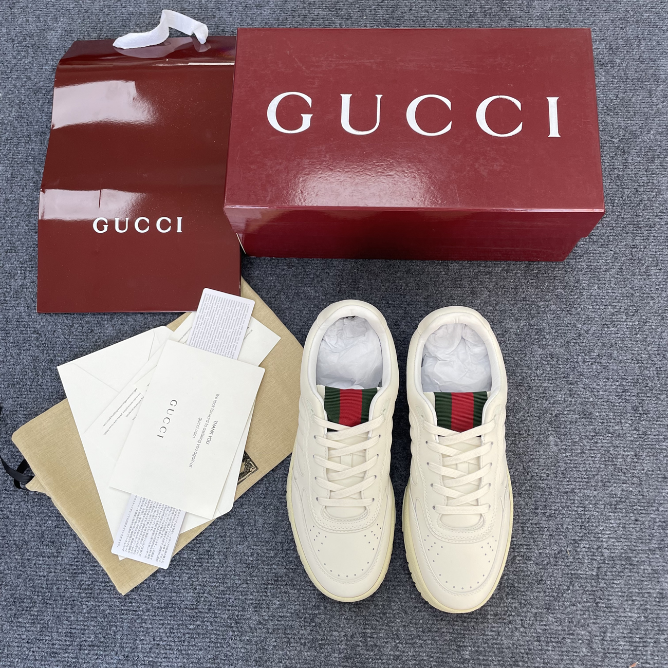 Gucci Re Web Womens Sneakers 700775 Aab31 5863 (4) - newkick.app